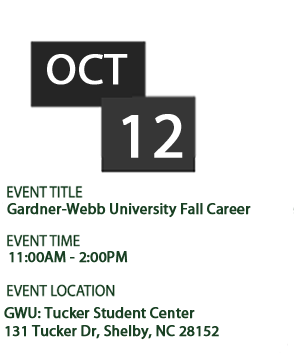 Gardner-Webb University Fall Career & Internship Fair