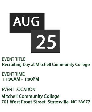 Recruiting Day at Mitchell Community College